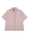 Glanshirt Pocket Linen Shirt In Pink