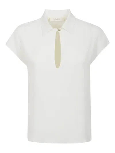 GLANSHIRT SATIN BLOUSE