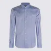 Glanshirt Long-sleeve Cotton Shirt In Blue