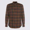 Glanshirt Checked Cotton Shirt In Brown
