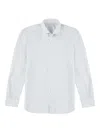 Glanshirt Striped Cotton Shirt In White