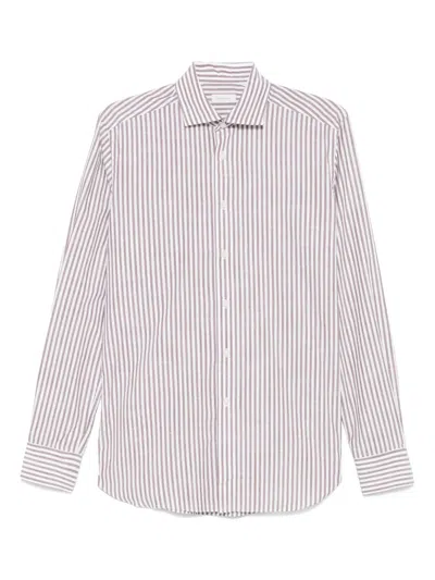 Glanshirt Gestreiftes Hemd