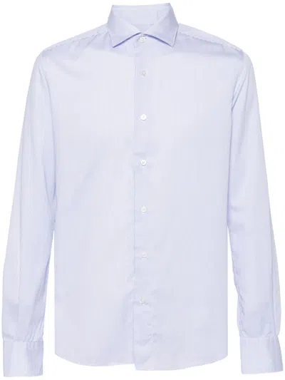 Glanshirt Striped Shirt In Blue