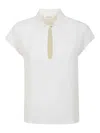 Glanshirt Ivory Silken Blend Shirt With Classic Collar In White