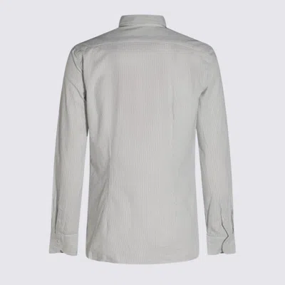 GLANSHIRT WHITE AND LIGHT BLUE COTTON SHIRT