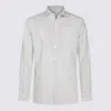 Glanshirt White And Light Blue Cotton Shirt
