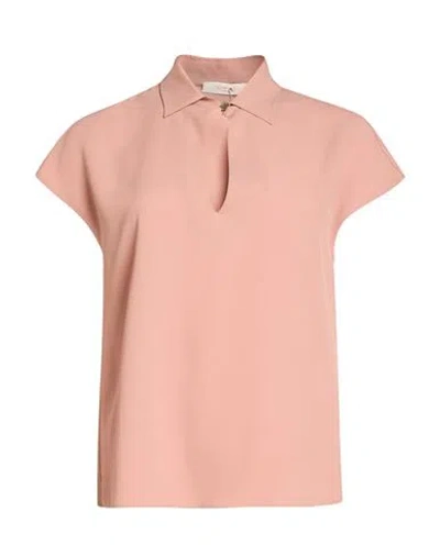 Glanshirt Woman Top Blush Size 4 Acetate, Silk In Pink