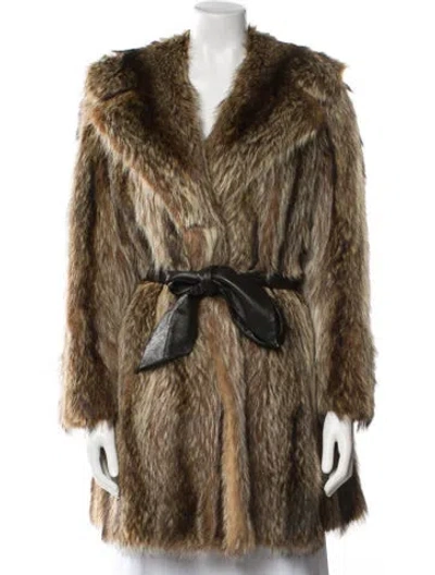 Pre-owned Glantz Furs Fur Coat In Brown