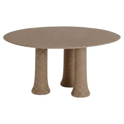 Pre-owned Glas Italia Babar Table In Recycled Glass - Patricia Urquiola Argilla 150cm 59.1 In Brown