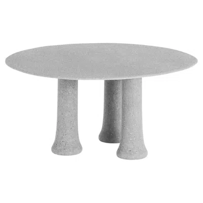 Pre-owned Glas Italia Babar Table In Recycled Glass - Patricia Urquiola - Ice 140cm 55.1in In Gray