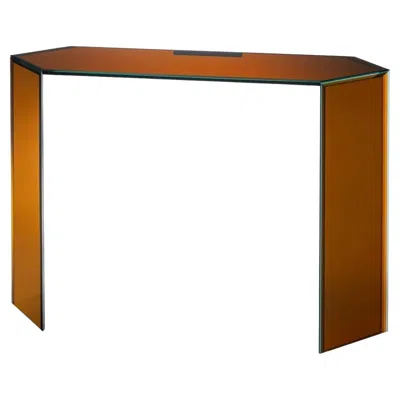 Pre-owned Glas Italia Bisel Console Table, By Patricia Urquiola For  In Stock In Brown