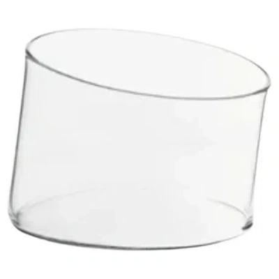 Pre-owned Glas Italia Bow 4 Vase By Piero Lissoni In Transparent