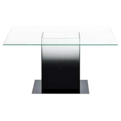 Pre-owned Glas Italia Donald Square Table 150 Cm (59.1 In) By Philippe Starck - Black
