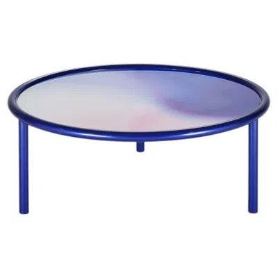 Pre-owned Glas Italia Glas Italy L.a. Sunset Coffee Table Ø 94cm (37in) - Patricia Urquiola - Blue
