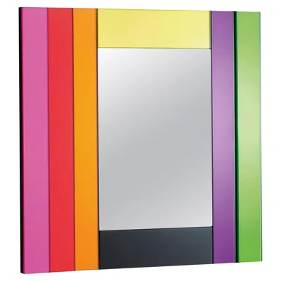 Pre-owned Glas Italia Gli Specchi Di Dioniso 3 Wall Mirror By Ettore Sottsass For  In Stock In Sand