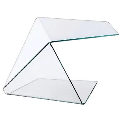Pre-owned Glas Italia Harold And Maude Low Table H33 Cm (13 In) Glass - Carlo Tamborini In Gray