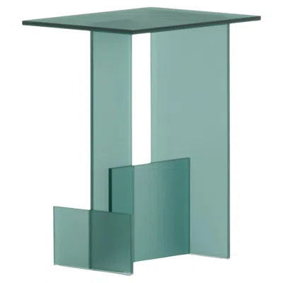 Pre-owned Glas Italia Kazimir Glass Table Green Acid Glass By Michael Anastassiades
