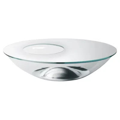 Pre-owned Glas Italia Nacre Low Table With Hole By Yabu Pushelberg In Gray
