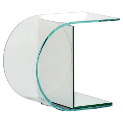 Pre-owned Glas Italia Ollie Coffee Table In Glass By Yabu Pushelberg In Gray