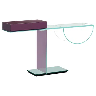 Pre-owned Glas Italia Ollie Console By Yabu Pushelberg In Gray