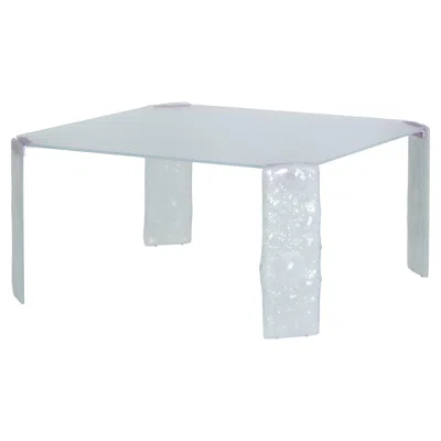Pre-owned Glas Italia Opalia Square Table 176cm 69.3in Extralight By Patricia Urquiola For  In Gray