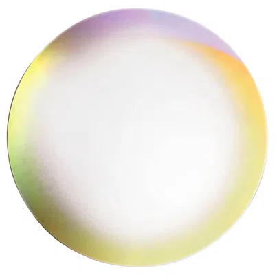 Pre-owned Glas Italia Shimmer Small Round Mirror, By Patricia Urquiola From  In Stock In Sand