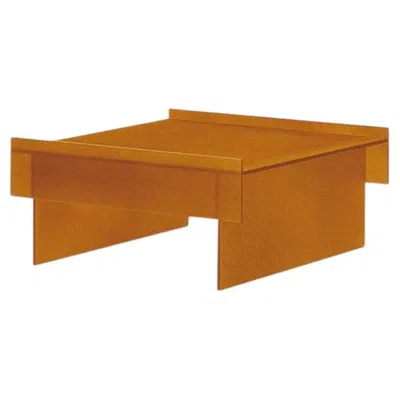 Pre-owned Glas Italia Simoon Coffee Table In Glass By Patricia Urquiola - Dark Topaz In Brown