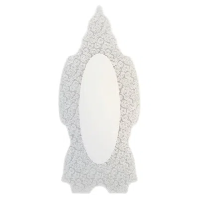 Pre-owned Glas Italia Spizzo Wall Mirror By Cinzia Ruggeri In Gray