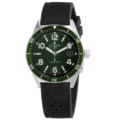 Glashütte Original Glashutte Original Seaq Automatic Green Dial Men's Watch 1-39-11-13-83-33 In Black