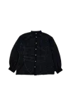 Glass Cypress Embroidered Shirt In Black