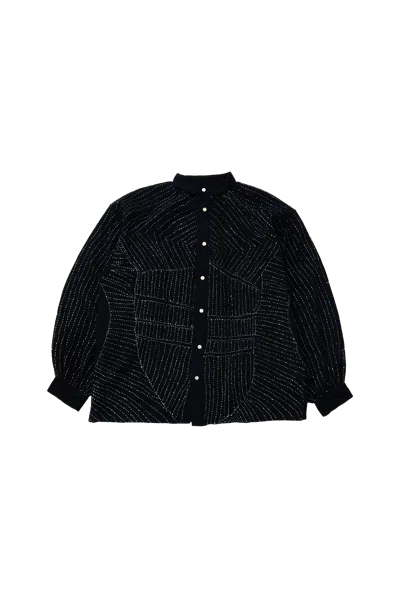 GLASS CYPRESS GLASS CYPRESS BLACK ANATOMICAL SHIRT