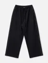 Glass Cypress Black French Terry Trouser In Black