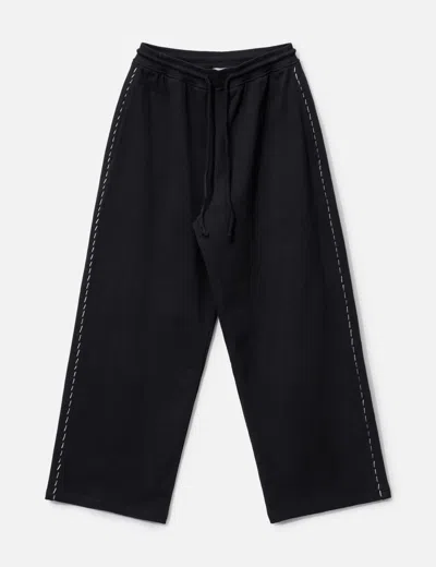 Glass Cypress Black French Terry Trouser