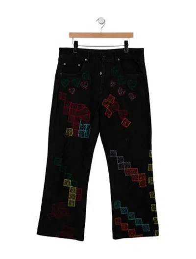 Pre-owned Glass Cypress Bootcut Jeans In Blue