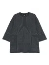 Glass Cypress Embroidered Sweater In Grey
