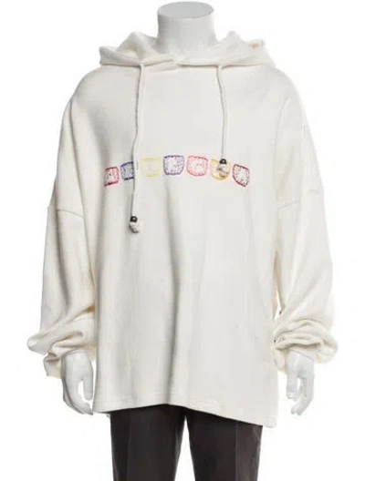 Pre-owned Glass Cypress Graphic Print Crew Neck Hoodie In Neutral