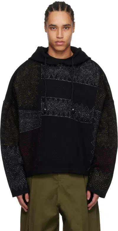 Glass Cypress Ssense Exclusive Black Boro Hoodie