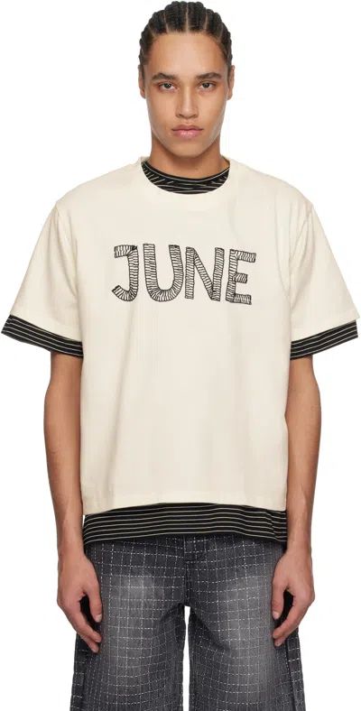 Glass Cypress White 'june' T-shirt