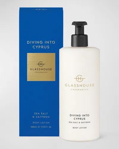 Glasshouse Fragrances 13.5 Oz. Diving Into Cyprus Body Lotion