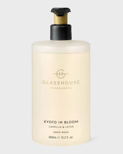 Glasshouse Fragrances 15.2 Oz. Kyoto In Bloom Hand Wash In White