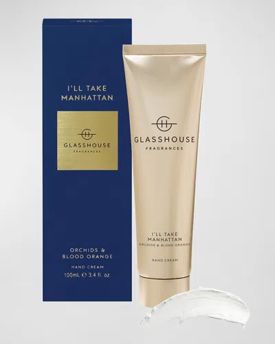 Glasshouse Fragrances 3.4 Oz. I'll Take Manhattan Hand Cream In White