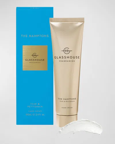 Glasshouse Fragrances 3.4 Oz. The Hamptons Hand Cream In White