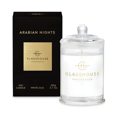 Glasshouse Fragrances Arabian Nights Triple Scented Candle, 2.1 Oz. In Black