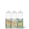 Glasshouse Fragrances Christmas Candle Trio In Transparent