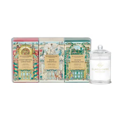 Glasshouse Fragrances Christmas Trio (limited Edition) In Multi