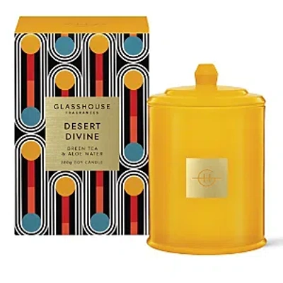 Glasshouse Fragrances Desert Divine Candle, 13.4 Oz. In Yellow