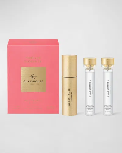 Glasshouse Fragrances Forever Florence Eau De Parfum, 3 X 19 ml In Transparent