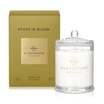 Glasshouse Fragrances Kyoto In Bloom Jar Candle In Transparent