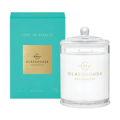 Glasshouse Fragrances Lost In Amalfi 13.4 oz Triple Scented Candle In Transparent