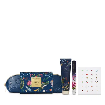 Glasshouse Fragrances Lost In Amalfi 4 Piece Hand & Nail Set In Blue